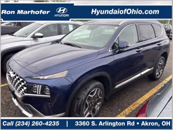 2023 Stormy Blue Hyundai Santa Fe Limited AWD SUV