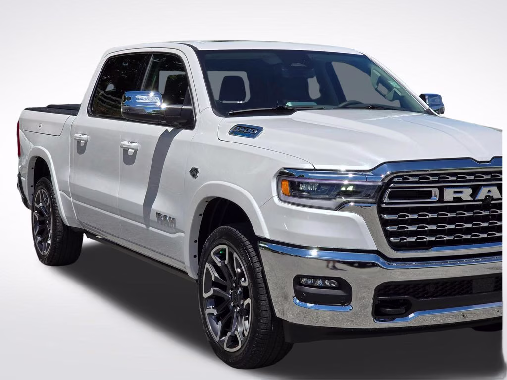 2026 Ivory White Tri-Coat Pearlcoat Ram 1500 Limited 4X4 Truck