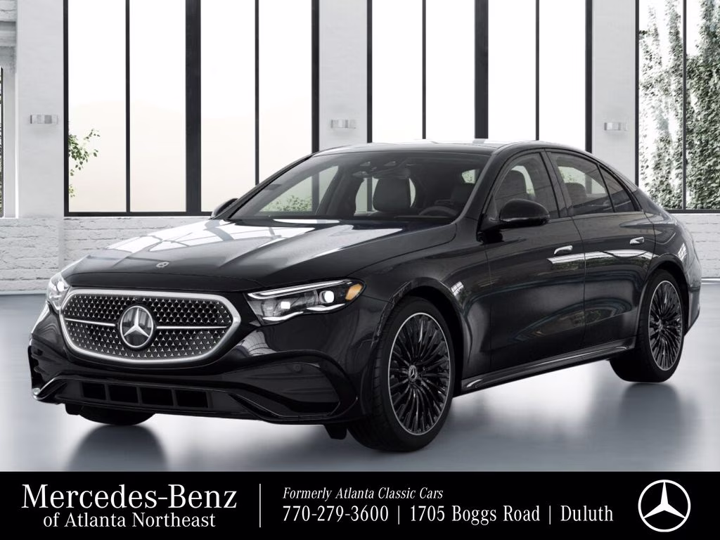2026 Black Mercedes-Benz E-Class E 350 AWD Sedan