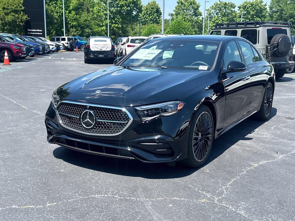 2026 Black Mercedes-Benz E-Class E 350 AWD Sedan