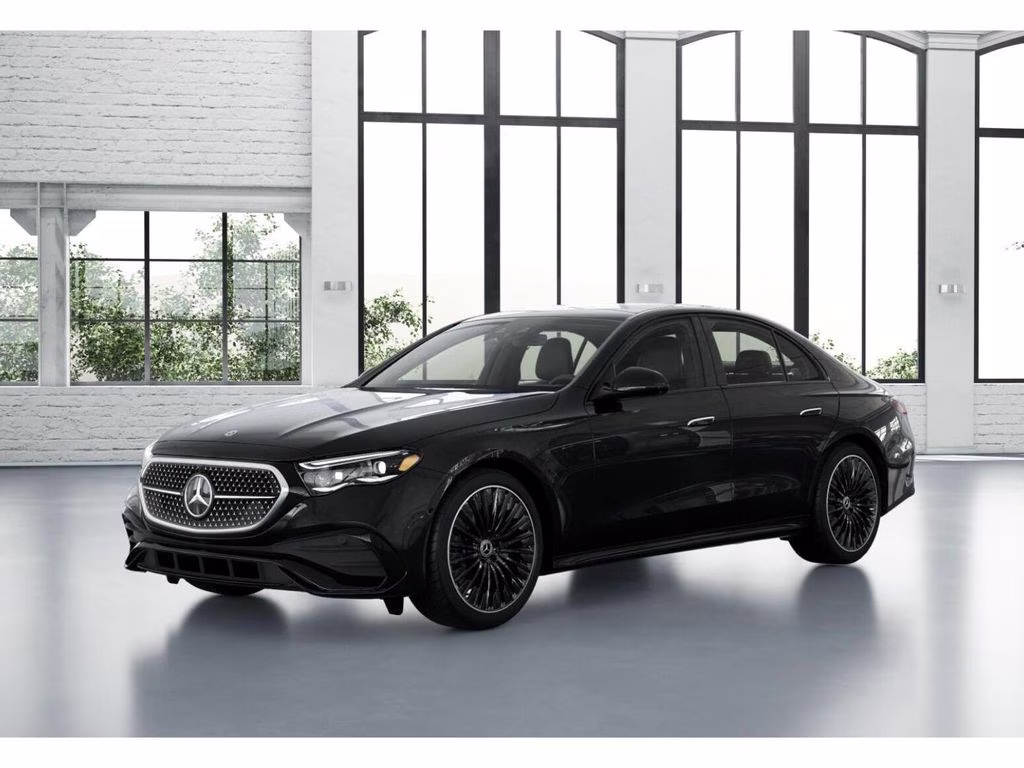 2026 Black Mercedes-Benz E-Class E 350 AWD Sedan