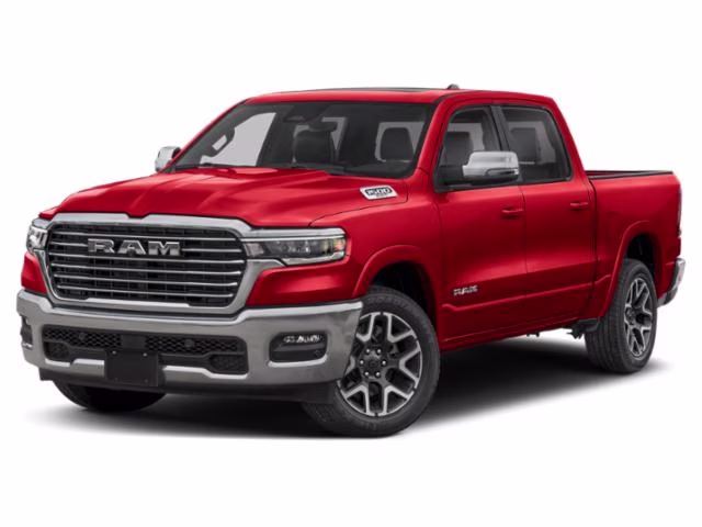 2025 Flame Red Clearcoat Ram 1500 Laramie 4X4 Truck