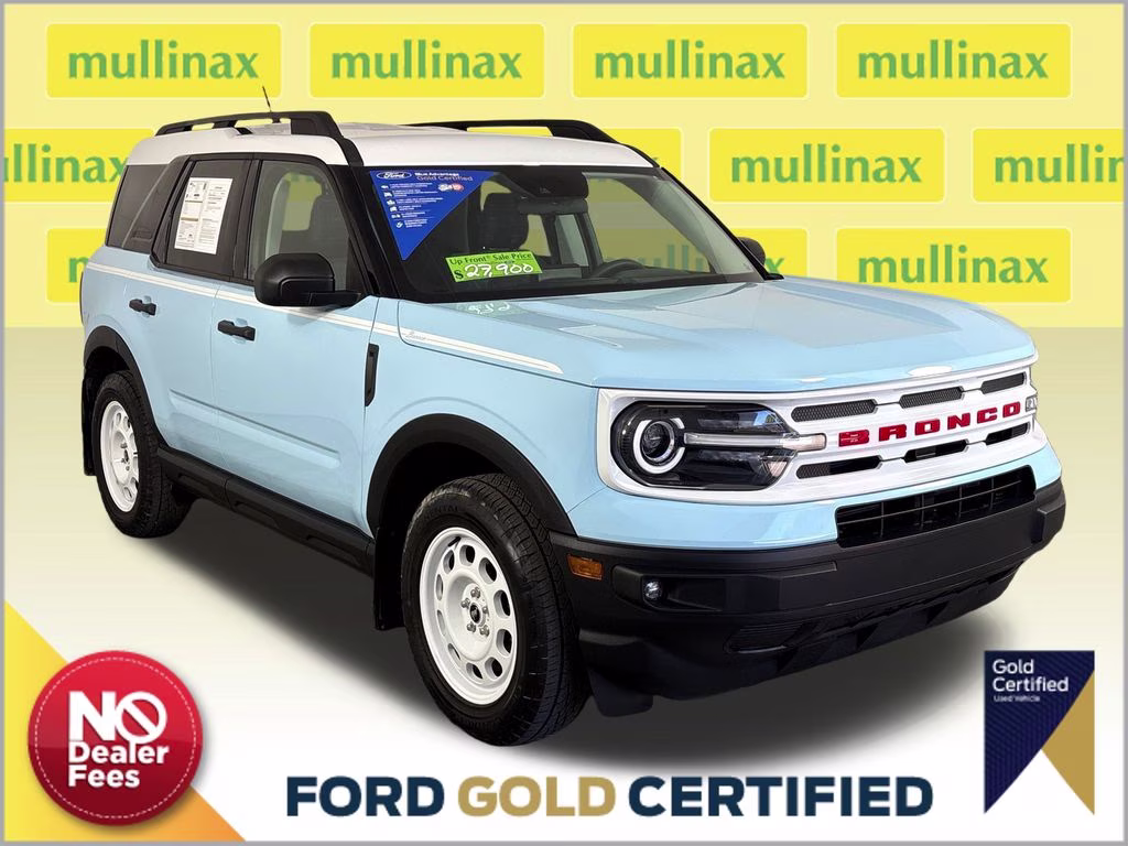 2023 Blue Ford Bronco Sport Heritage 4X4 SUV