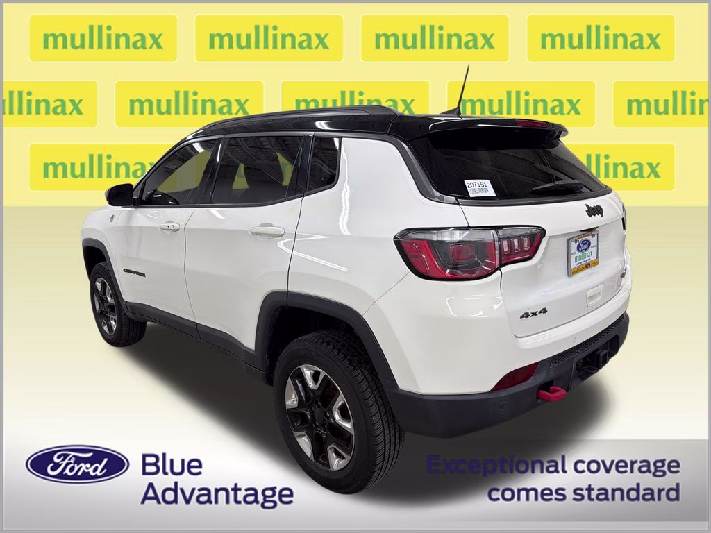 2018 White Clearcoat Jeep Compass Trailhawk 4X4 SUV