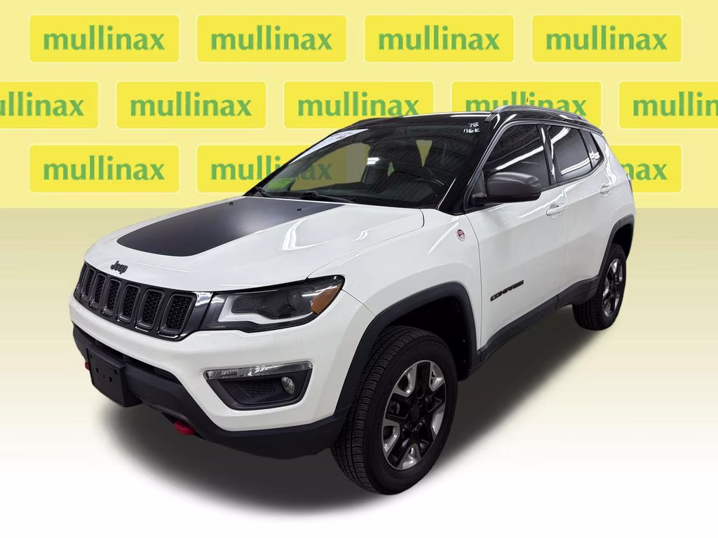 2018 White Clearcoat Jeep Compass Trailhawk 4X4 SUV