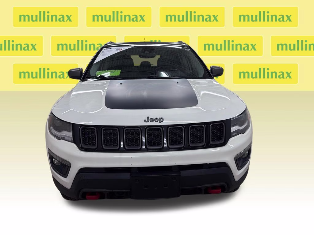 2018 White Clearcoat Jeep Compass Trailhawk 4X4 SUV