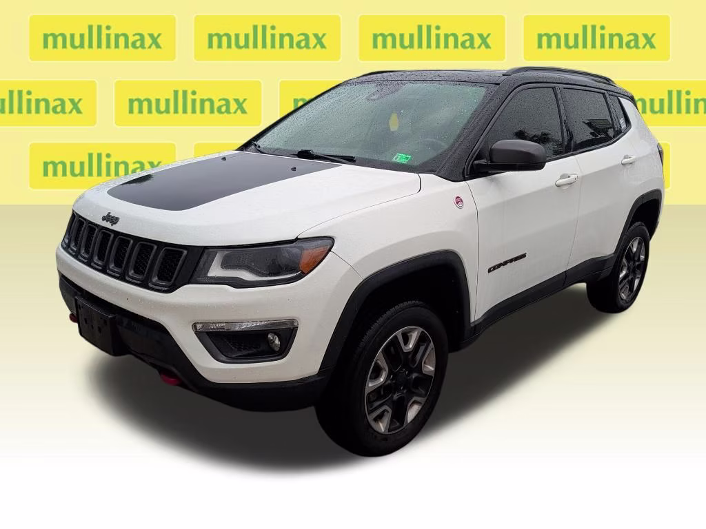 2018 White Clearcoat Jeep Compass Trailhawk 4X4 SUV