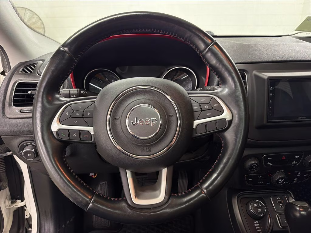 2018 White Clearcoat Jeep Compass Trailhawk 4X4 SUV
