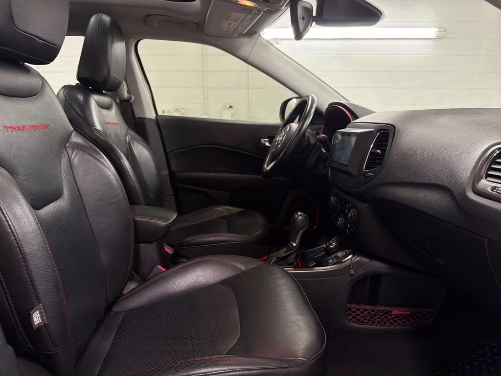 2018 White Clearcoat Jeep Compass Trailhawk 4X4 SUV