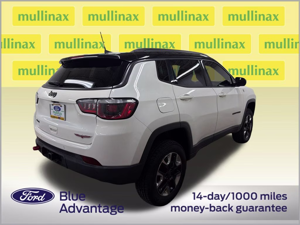 2018 White Clearcoat Jeep Compass Trailhawk 4X4 SUV