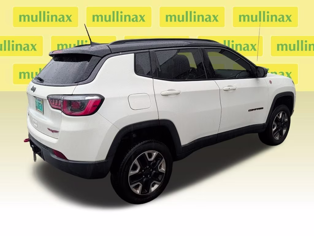 2018 White Clearcoat Jeep Compass Trailhawk 4X4 SUV