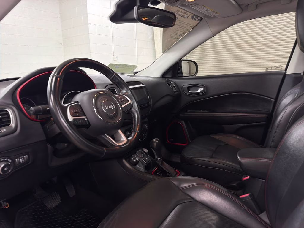 2018 White Clearcoat Jeep Compass Trailhawk 4X4 SUV