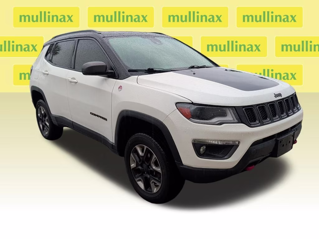 2018 White Clearcoat Jeep Compass Trailhawk 4X4 SUV