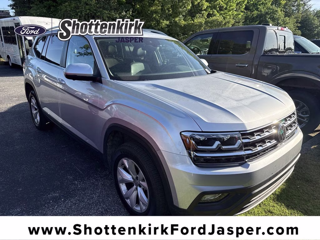 2019 Reflex Silver Metallic Volkswagen Atlas 3.6L V6 SE FWD SUV