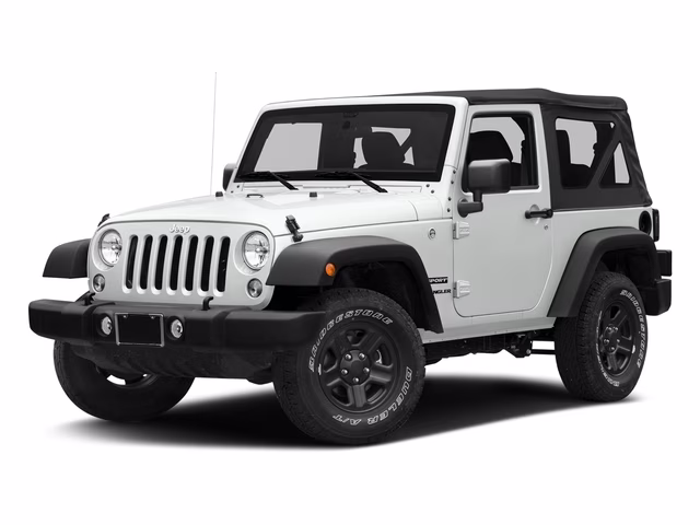 2018 Bright White Clearcoat Jeep Wrangler JK Sport 4X4 SUV