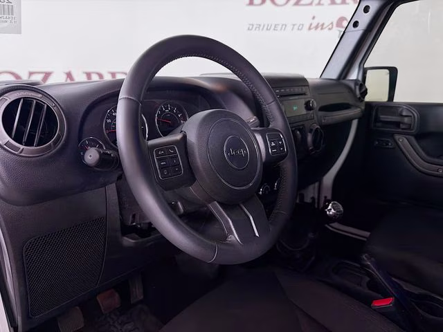 2018 Bright White Clearcoat Jeep Wrangler JK Sport 4X4 SUV