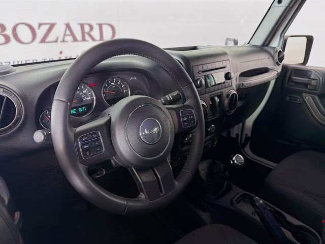2018 Bright White Clearcoat Jeep Wrangler JK Sport 4X4 SUV