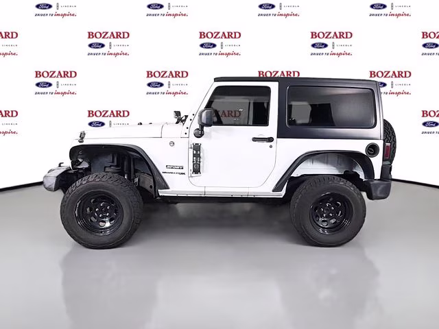 2018 Bright White Clearcoat Jeep Wrangler JK Sport 4X4 SUV