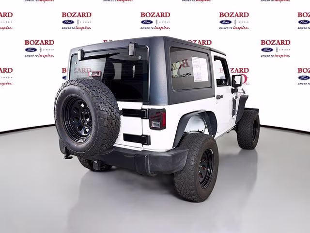 2018 Bright White Clearcoat Jeep Wrangler JK Sport 4X4 SUV