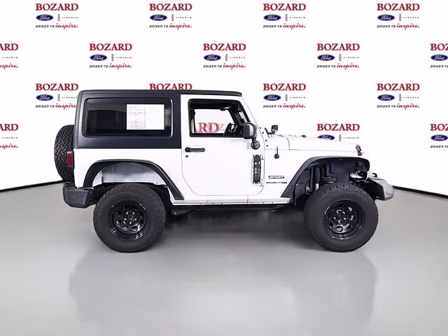 2018 Bright White Clearcoat Jeep Wrangler JK Sport 4X4 SUV