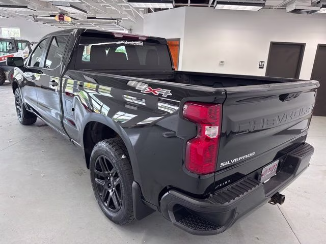 2023 Black Chevrolet Silverado 1500 Custom 4X4 Truck