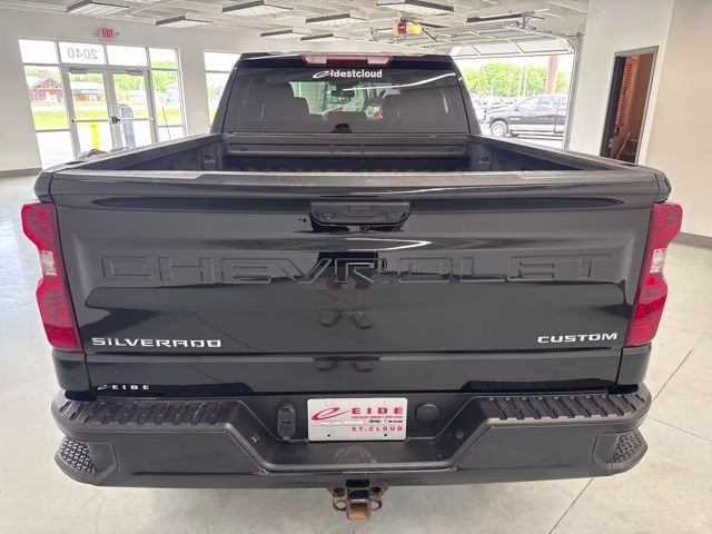 2023 Black Chevrolet Silverado 1500 Custom 4X4 Truck