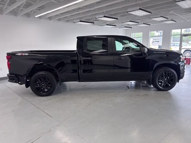 2023 Black Chevrolet Silverado 1500 Custom 4X4 Truck