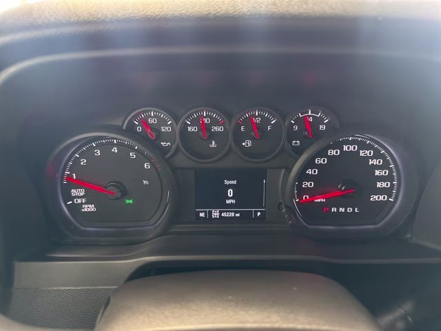 2023 Black Chevrolet Silverado 1500 Custom 4X4 Truck