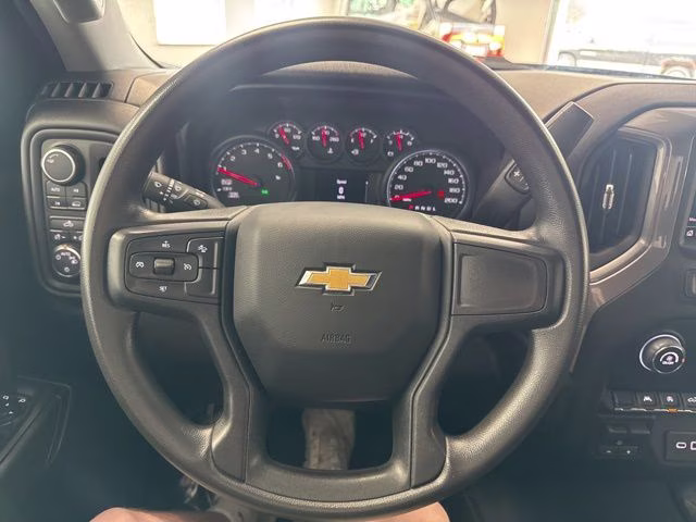 2023 Black Chevrolet Silverado 1500 Custom 4X4 Truck