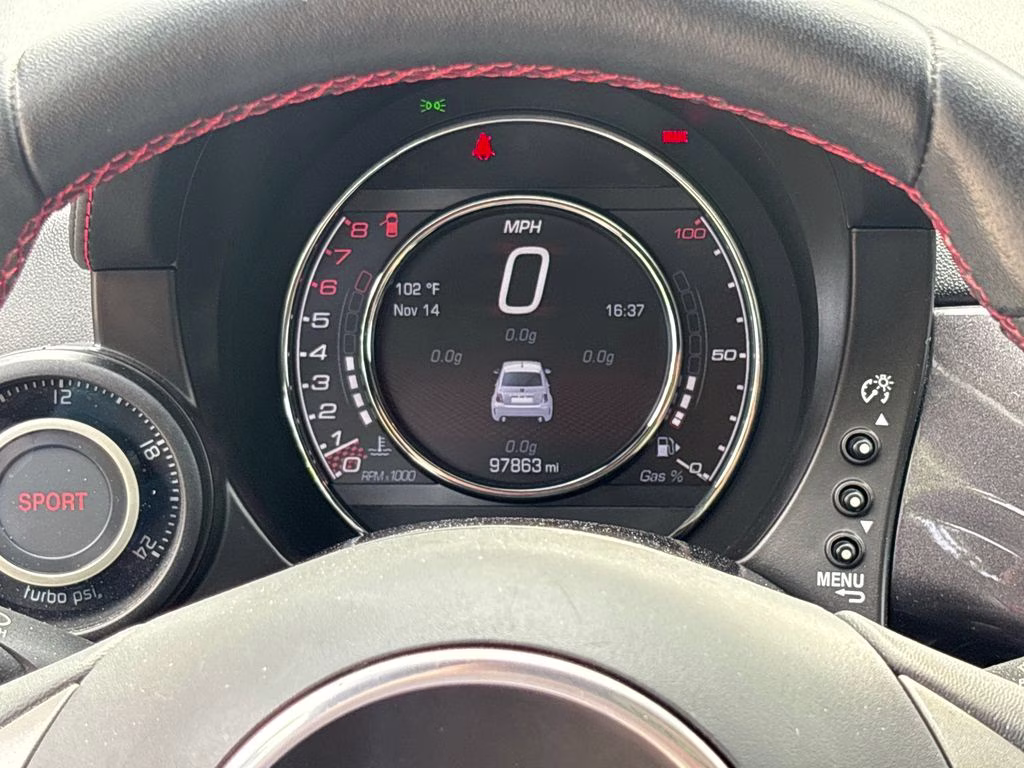 2015 Granito Lucente (Granite Crystal) FIAT 500 Abarth FWD Hatchback