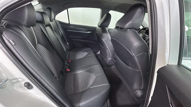 2024 White Toyota Camry SE FWD Sedan