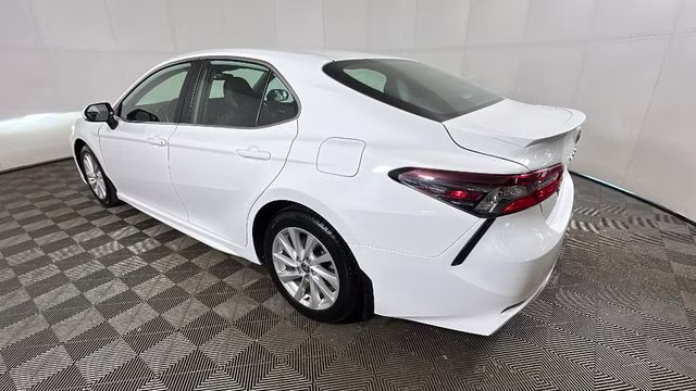 2024 White Toyota Camry SE FWD Sedan