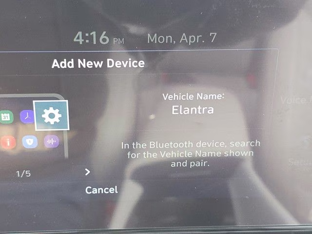 2025 Serenity White Hyundai Elantra Hybrid Limited FWD Sedan