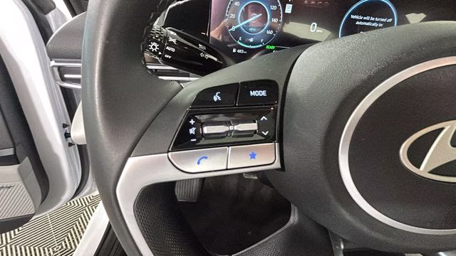 2025 Serenity White Hyundai Elantra Hybrid Limited FWD Sedan
