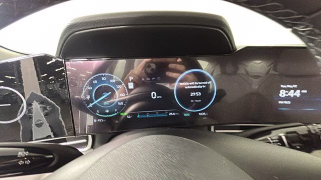 2025 Serenity White Hyundai Elantra Hybrid Limited FWD Sedan