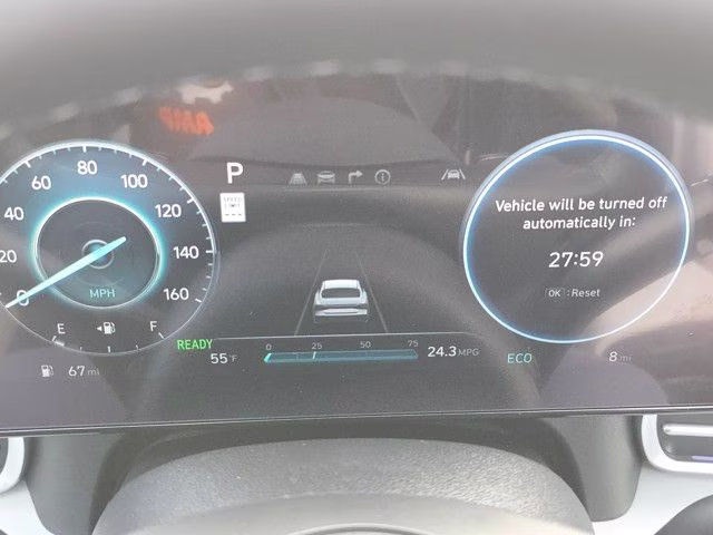 2025 Serenity White Hyundai Elantra Hybrid Limited FWD Sedan
