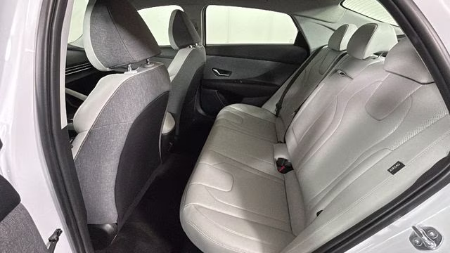 2025 Serenity White Hyundai Elantra Hybrid Limited FWD Sedan