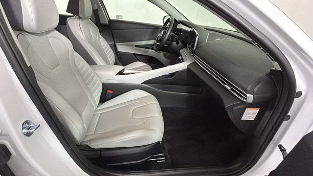 2025 Serenity White Hyundai Elantra Hybrid Limited FWD Sedan
