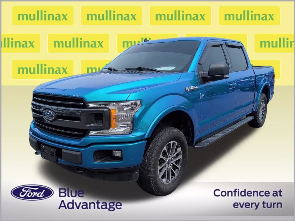 2019 Velocity Blue Metallic Ford F-150 XLT 4X4 Truck