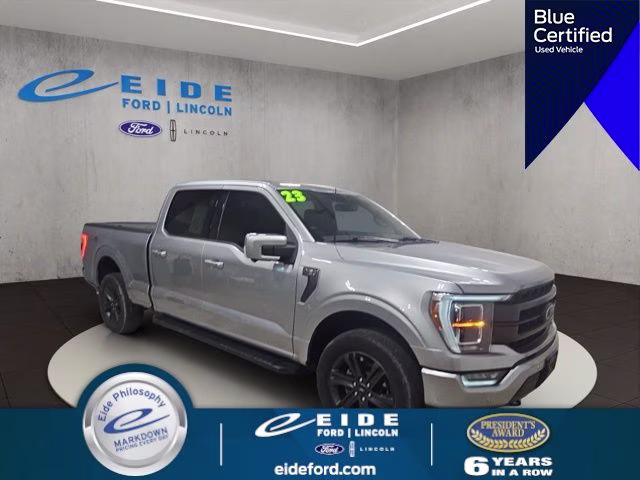 2023 Iconic Silver Metallic Ford F-150 Lariat 4X4 Truck
