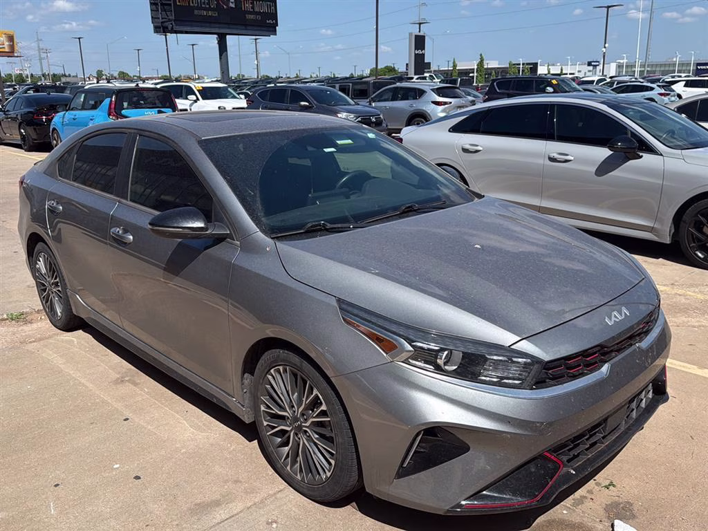 2022 Steel Gray Kia Forte GT-Line FWD Sedan