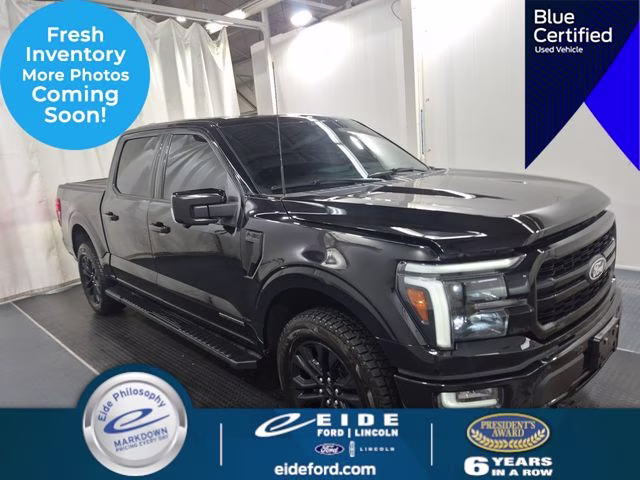 2024 Agate Black Metallic Ford F-150 Lariat 4X4 Truck