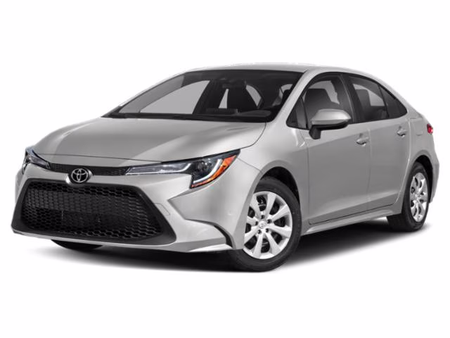 2021 Silver Toyota Corolla LE FWD Sedan