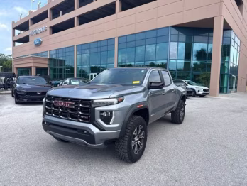 2023 Sterling Metallic GMC Canyon 4WD AT4 Crew Cab Pickup 4X4 Truck
