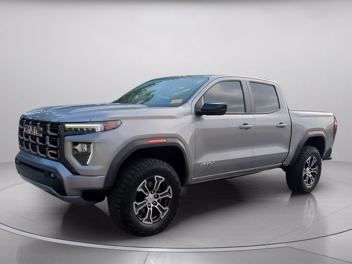 2023 Sterling Metallic GMC Canyon 4WD AT4 Crew Cab Pickup 4X4 Truck