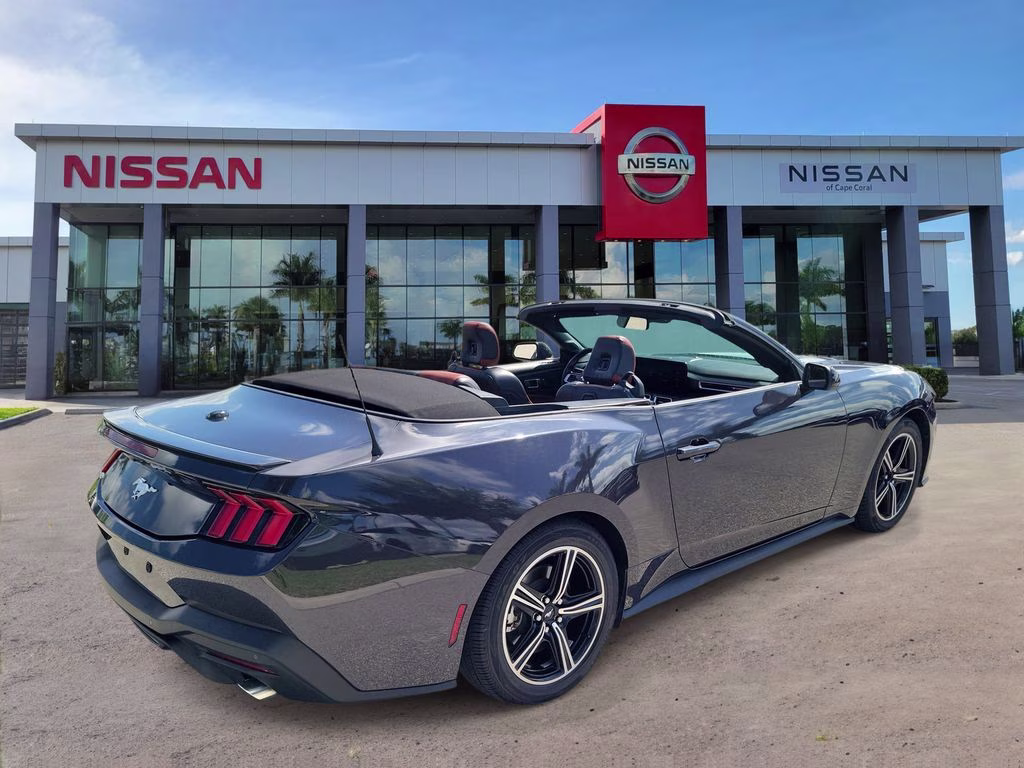 2024 Gray Metallic Ford Mustang EcoBoost Premium RWD Convertible