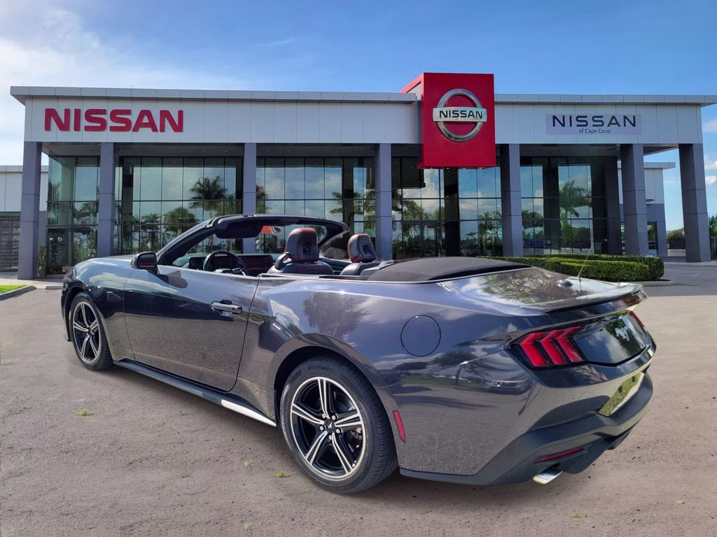 2024 Gray Metallic Ford Mustang EcoBoost Premium RWD Convertible