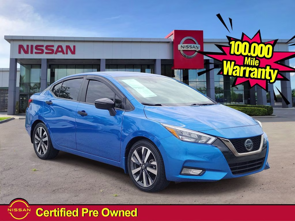 2020 Electric Blue Metallic Nissan Versa 1.6 SR FWD Sedan