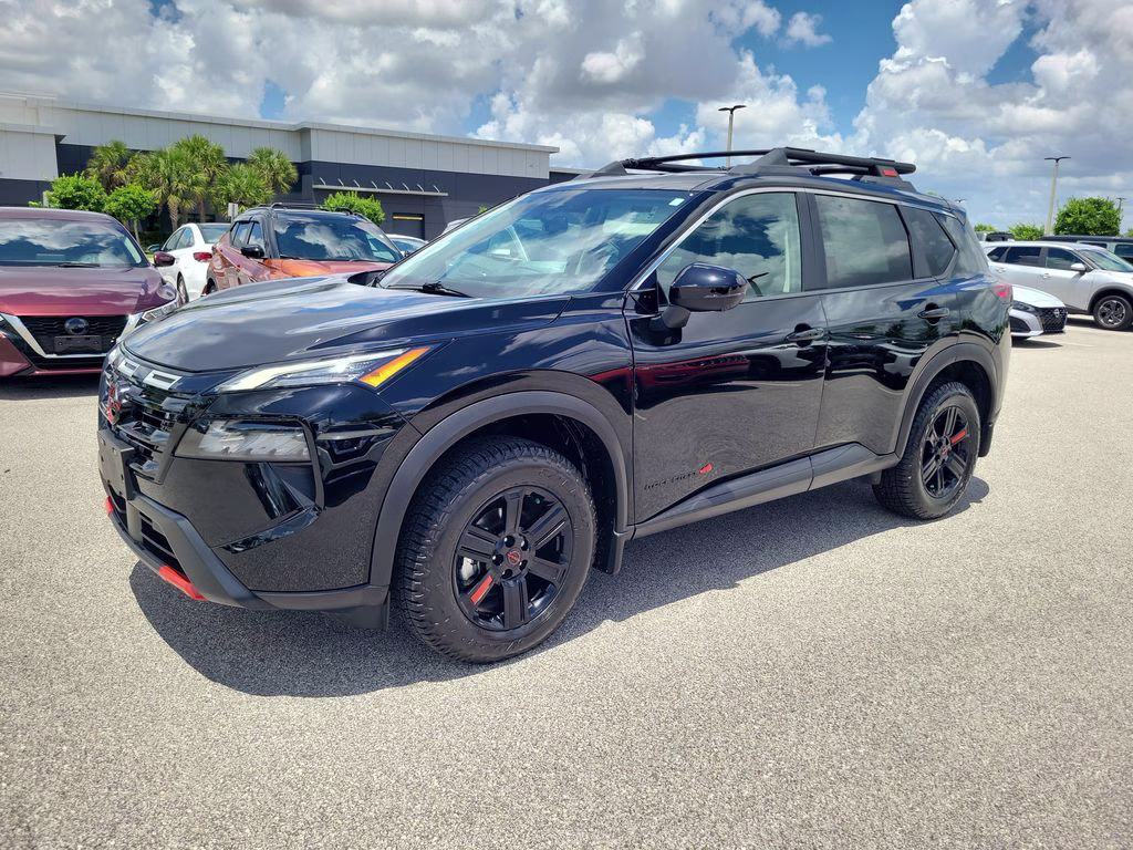 2025 Super Black Nissan Rogue Rock Creek AWD SUV