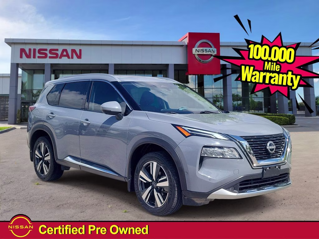 2022 Boulder Gray Pearl Nissan Rogue Platinum FWD SUV